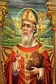 Saint Rumbold on a painting in the Basilica of Our Lady of Hanswijk, Mechelen.