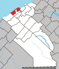 Location within La Mitis RCM
