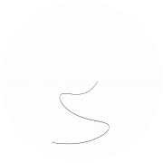 An orbit of the swinging Atwood's machine for 
  
    
      
        μ
        =
        1.1727
      
    
    {\displaystyle \mu =1.1727}
  
, 
  
    
      
        
          θ
          
            0
          
        
        =
        
          
            π
            2
          
        
      
    
    {\displaystyle \theta _{0}={\frac {\pi }{2}}}
  
, and zero initial velocity.