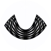 An orbit of the swinging Atwood's machine for 
  
    
      
        μ
        =
        2
      
    
    {\displaystyle \mu =2}
  
, 
  
    
      
        
          θ
          
            0
          
        
        =
        
          
            π
            2
          
        
      
    
    {\displaystyle \theta _{0}={\frac {\pi }{2}}}
  
, and zero initial velocity.