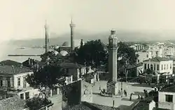 A photograph from the first years of the Republic. The clock tower is visible in the middle of Saathane Square.