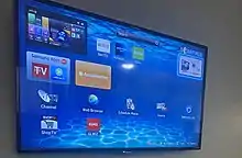 Image 39An early Smart TV from 2012 running the discontinued Orsay platform (from History of television)