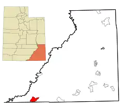 Location on Navajo Mountain within San Juan County and the State of Utah.