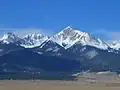 Left to right: Little Horn Peak, Fluted Peak, Horn Peak