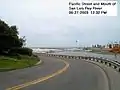 Pacific St and mouth of river