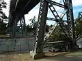 One of the bridge's trestles.