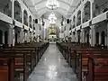 Interior to altar