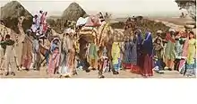 Saraiki Tradition women wearing ghagra