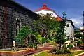 The right side exterior of Sariaya Church in Quezon Province