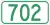 Highway 702 marker