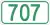 Highway 707 marker