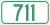 Highway 711 marker