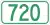 Highway 720 marker