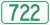 Highway 722 marker