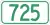 Highway 725 marker