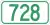 Highway 728 marker