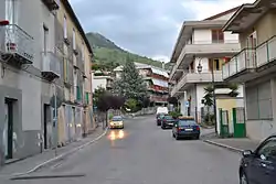A road in town's centre