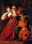 Scene from The Two Gentlemen of Verona (1857)