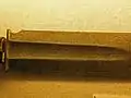 Early Modern German inscription on the blade: Wan Ich Das Schwert thue Auffheben - So Wünsche Ich Dem Sünder Das Ewige Leben "When I this sword do lift - so [do] wish I the sinner everlasting life"