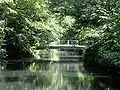 Panke river at the Schlosspark Buch