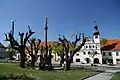 Town square in Volyně