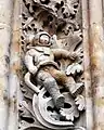 Astronaut sculpture, added during renovations in 1992