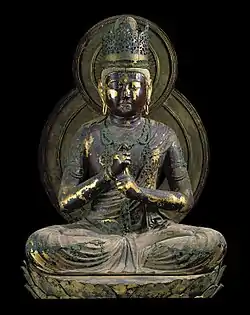 Dainichi Nyorai by Unkei, 1176, at Enjō-ji