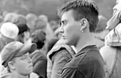 Image 36Young man in 1995, sporting a short undercut hairstyle. (from 1990s in fashion)