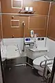 The train toilet in April 2017