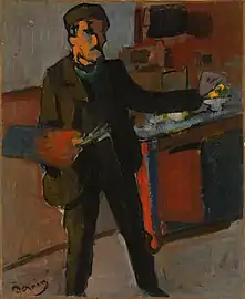 André Derain, Self-portrait in the Studio, 1903, National Gallery of Australia, Canberra, Australia