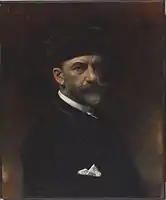 Self-portrait dedicated to William Walters (1885) Walters Art Museum