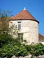Tower #1, "Tour de Vermandois", behind the hotel of the same name.