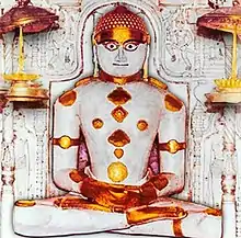 Idol of Lord Rishabhdeva at Palitana Tirth, Gujarat