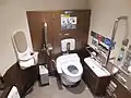 Wheelchair-accessible toilet of Japanese Shinkansen（E6 Series）