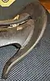 Shizuwa (cantle), the back arch of a Japanese saddle.