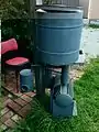 Side view of E. Hallstrom&nbsp;– Kerosene Ammonia Refrigeration unit