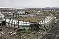 Stadium construction on February 13, 2009, 2 months before opening day.