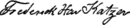 Frederick Xavier Katzer's signature