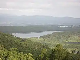 The Silvan Reservoir looking east from Kalorama