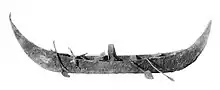 Silver model of a boat, tomb PG 789, 2600-2500 BCE