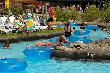The lazy river of Boulder Beach