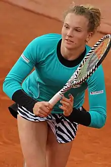 Image 21Kateřina Siniaková was part of the 2022 winning women's doubles team. It was her sixth major title and thus completed the Career Super Slam. (from US Open (tennis))