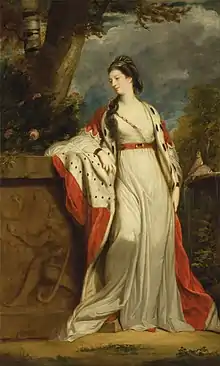 Elizabeth Hamilton, 1st Baroness Hamilton of Hameldon by Joshua Reynolds, sold in 1919