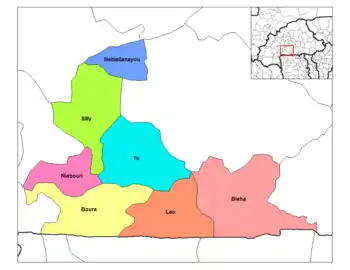 Silly Department location in the province