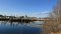 View of the bridge in Skarnes