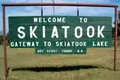 sign on Hwy-20