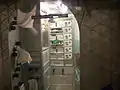The waste disposal equipment in the backup Skylab at the National Air and Space Museum.