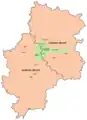 Slavo-Serbia location map.