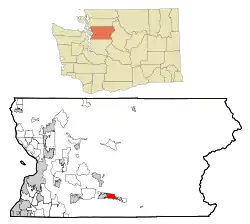 Location of Startup, Washington