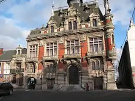 The town hall in Solesmes